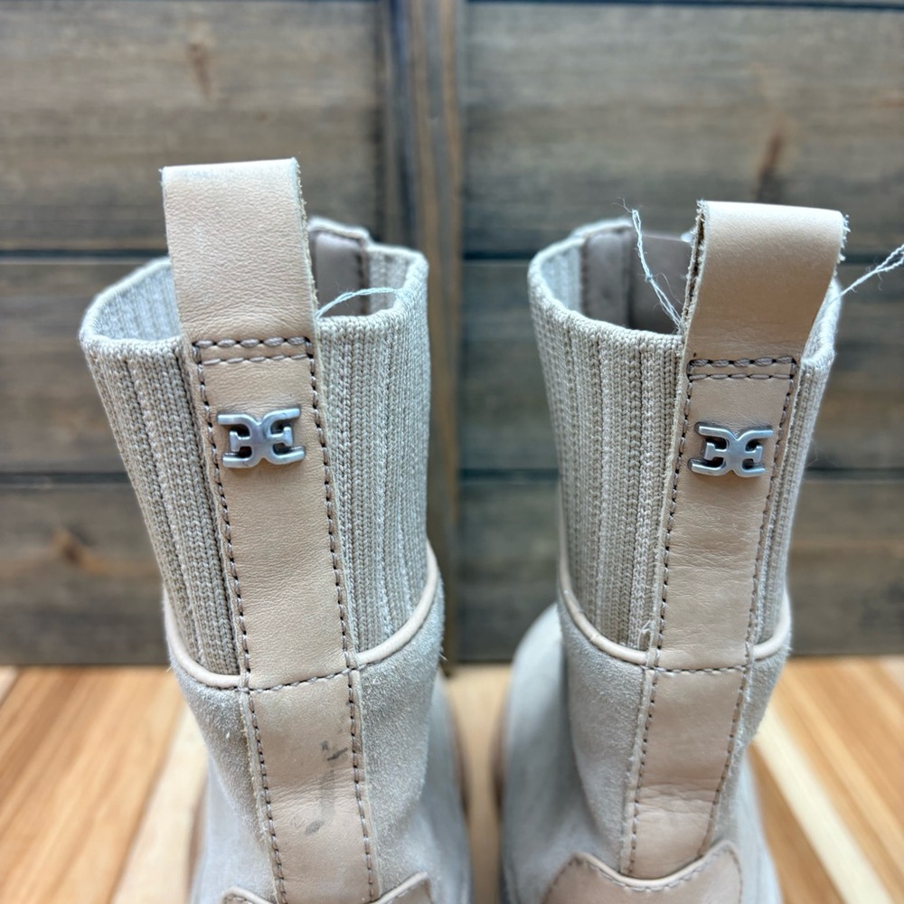 Women's Beige Ankle Boots - Picture 7 of 16